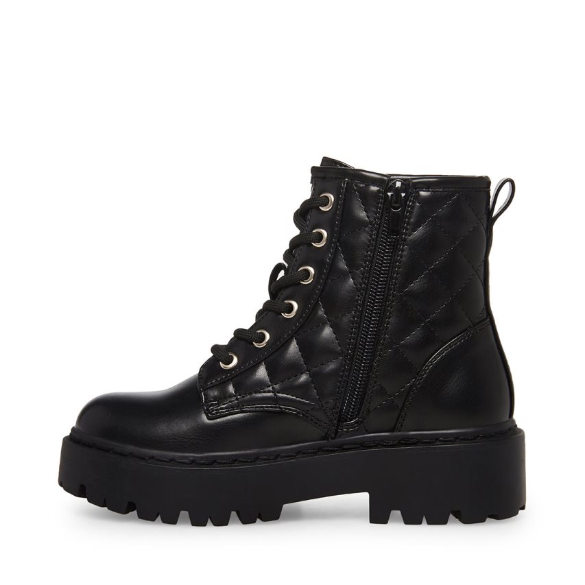 Botines Steve Madden Jrockk Niños Negras | ES HE90E1